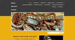 Desktop Screenshot of leshemdiamonds.com