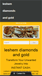 Mobile Screenshot of leshemdiamonds.com